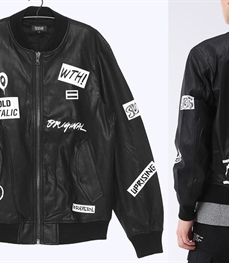 市场上装-皮衣-休闲男装皮衣