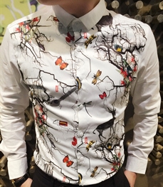 市场上装-衬衫-时尚男装衬衫