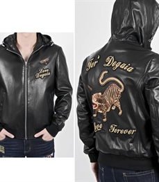 市场上装-皮衣-时尚男装皮衣