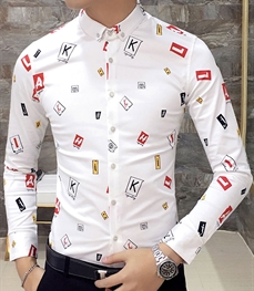 市场上装-衬衫-时尚男装衬衫