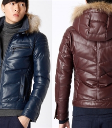 市场上装-皮衣-时尚男装皮衣