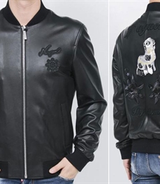 市场上装-皮衣-时尚男装皮衣