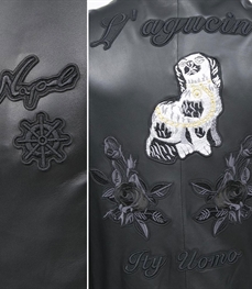 市场上装-皮衣-时尚男装皮衣