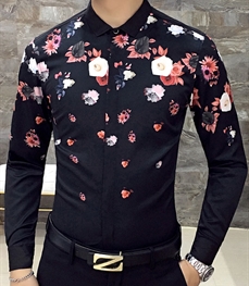 市场上装-衬衫-时尚男装衬衫