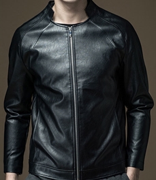 市场上装-皮衣-时尚男装皮衣