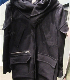 市场上装-中长外套-（实拍）时尚男装中长外套