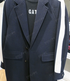 市场上装-中长外套-（实拍）时尚男装中长外套