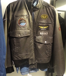 市场上装-皮衣-（实拍）时尚男装皮衣