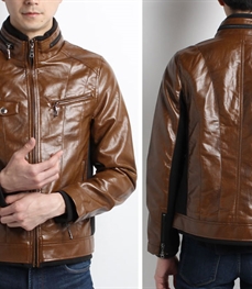 市场上装-皮衣-时尚男装皮衣