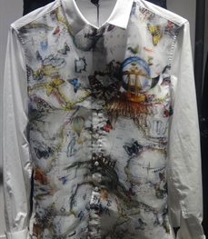 市场上装-衬衫-（实拍）时尚男装衬衫