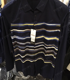 市场上装-衬衫-（实拍）时尚男装衬衫