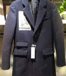 市场上装-中长外套-（实拍）时尚男装中长外套