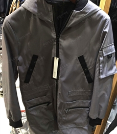 市场上装-中长外套-（实拍）时尚男装中长外套