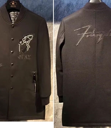 市场上装-中长外套-时尚男装中长外套