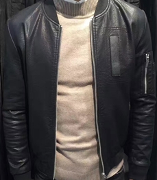 市场上装-皮衣-时尚男装皮衣