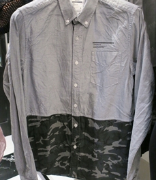 市场上装-衬衫-（实拍）时尚男装衬衫