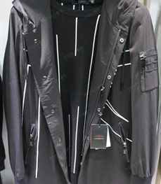 市场上装-中长外套-（实拍）时尚男装中长外套