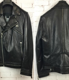 市场上装-皮衣-时尚男装皮衣