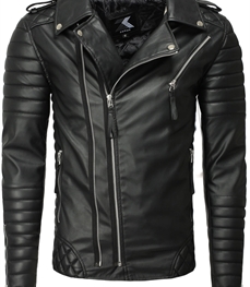 市场上装-皮衣-时尚男装皮衣