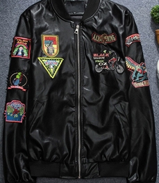 市场上装-皮衣-休闲男装皮衣