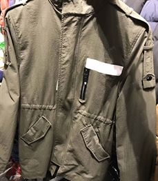 市场上装-中长外套-（实拍）时尚男装中长外套