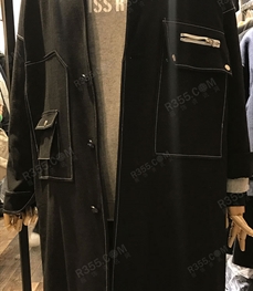 市场上装-中长外套-（实拍）时尚男装中长外套