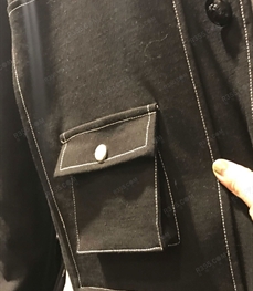 市场上装-中长外套-（实拍）时尚男装中长外套