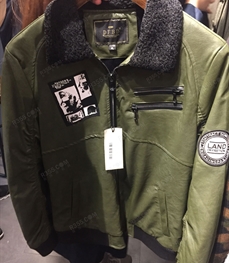 市场上装-皮衣-（实拍）时尚男装皮衣