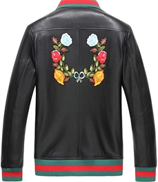 市场上装-皮衣-休闲男装皮衣