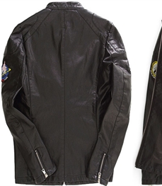 市场上装-皮衣-休闲男装皮衣