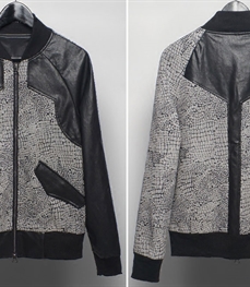 市场上装-皮衣-时尚男装皮衣