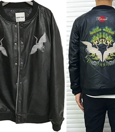 市场上装-皮衣-休闲男装皮衣