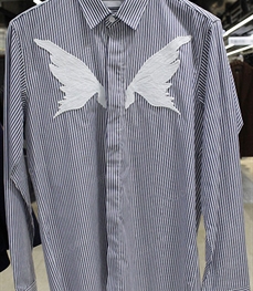 市场上装-衬衫-（实拍）时尚男装衬衫