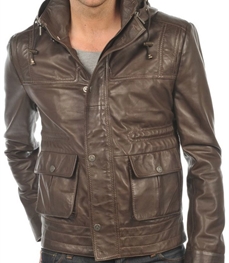 市场上装-皮衣-时尚皮衣