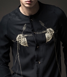 市场上装-衬衫-时尚男装衬衫