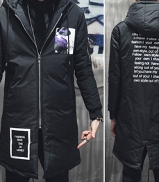 市场上装-中长外套-时尚男装中长外套