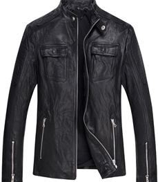 市场上装-皮衣-时尚男装皮衣