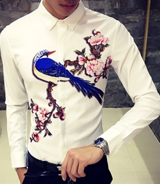 市场上装-衬衫-时尚男装衬衫