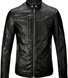 市场上装-皮衣-时尚男装皮衣