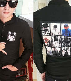 市场上装-T恤-时尚男装T恤