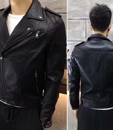 市场上装-皮衣-时尚男装皮衣
