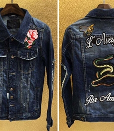 市场上装-夹克-时尚男装夹克