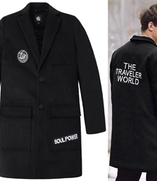 市场上装-中长外套-时尚男装中长外套