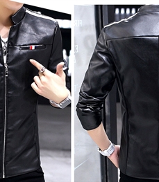 市场上装-皮衣-休闲男装皮衣