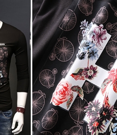 市场上装-T恤-时尚男装T恤