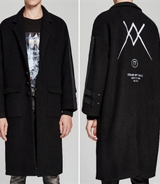 市场上装-中长外套-时尚男装中长外套
