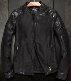 市场上装-皮衣-时尚男装皮衣