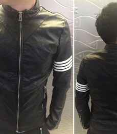 市场上装-皮衣-休闲男装皮衣