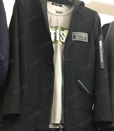 市场上装-中长外套-（实拍）时尚男装中长外套