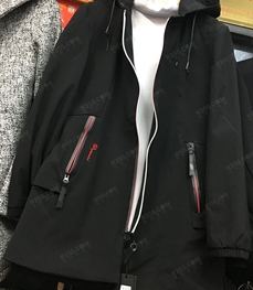 市场上装-中长外套-（实拍）时尚男装中长外套